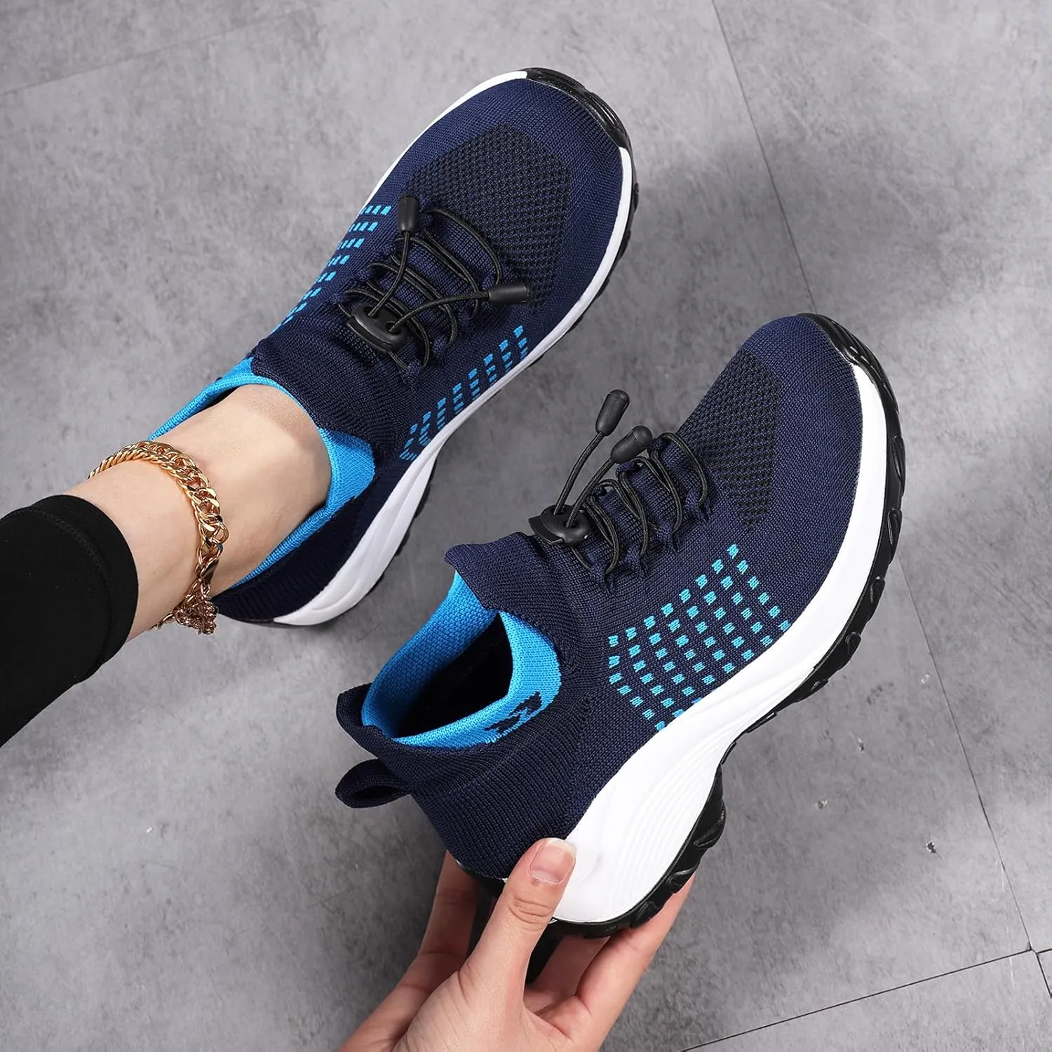 Comfort Wear Orthowear Shoes for Women Plantar Fasciitis Ortho Stretch Cushion Shoes for Women, Comfortable Orthopedic Walking Sneakers Nurse Shoe Mesh Breathable Diabetic Shoe