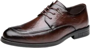 Dress Oxford for Men Brogue Men Lace-Up Business Dress Shoes Man Stylish New Shoes Leather Dress Mens Casual Office Party Wedding Shoe