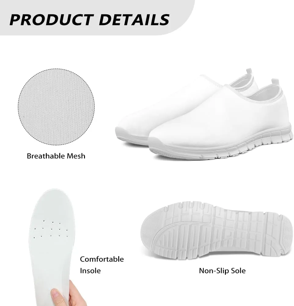 Jeiento Womens Casual Shoes Loafers Lightweight Non Slip Travel Walking Flat Shoes Slip-On Comfortable Dressy Shoes for Lady Girls