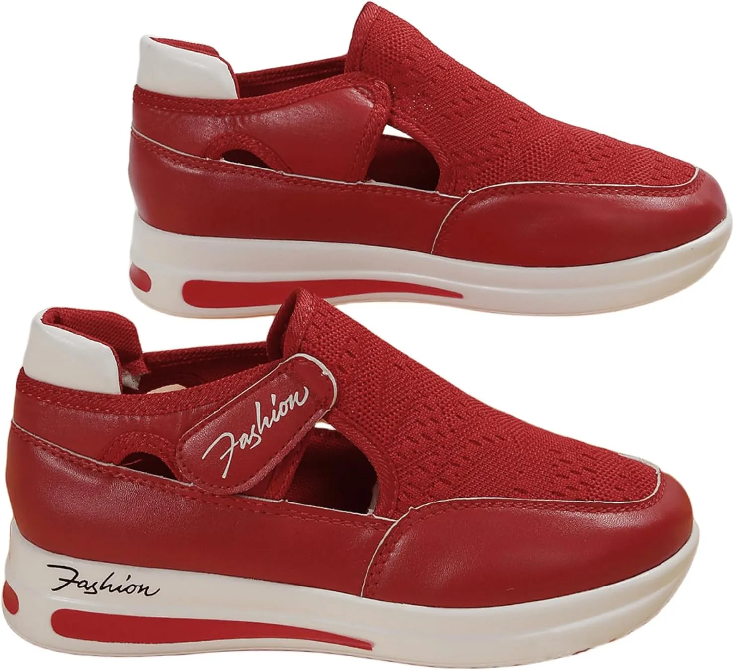 Ladmiple Shoes For Women Sneakers Trendy Casual Lace Up Dressy Summer Fashion Low Top Slip On Platform Walking Shoes