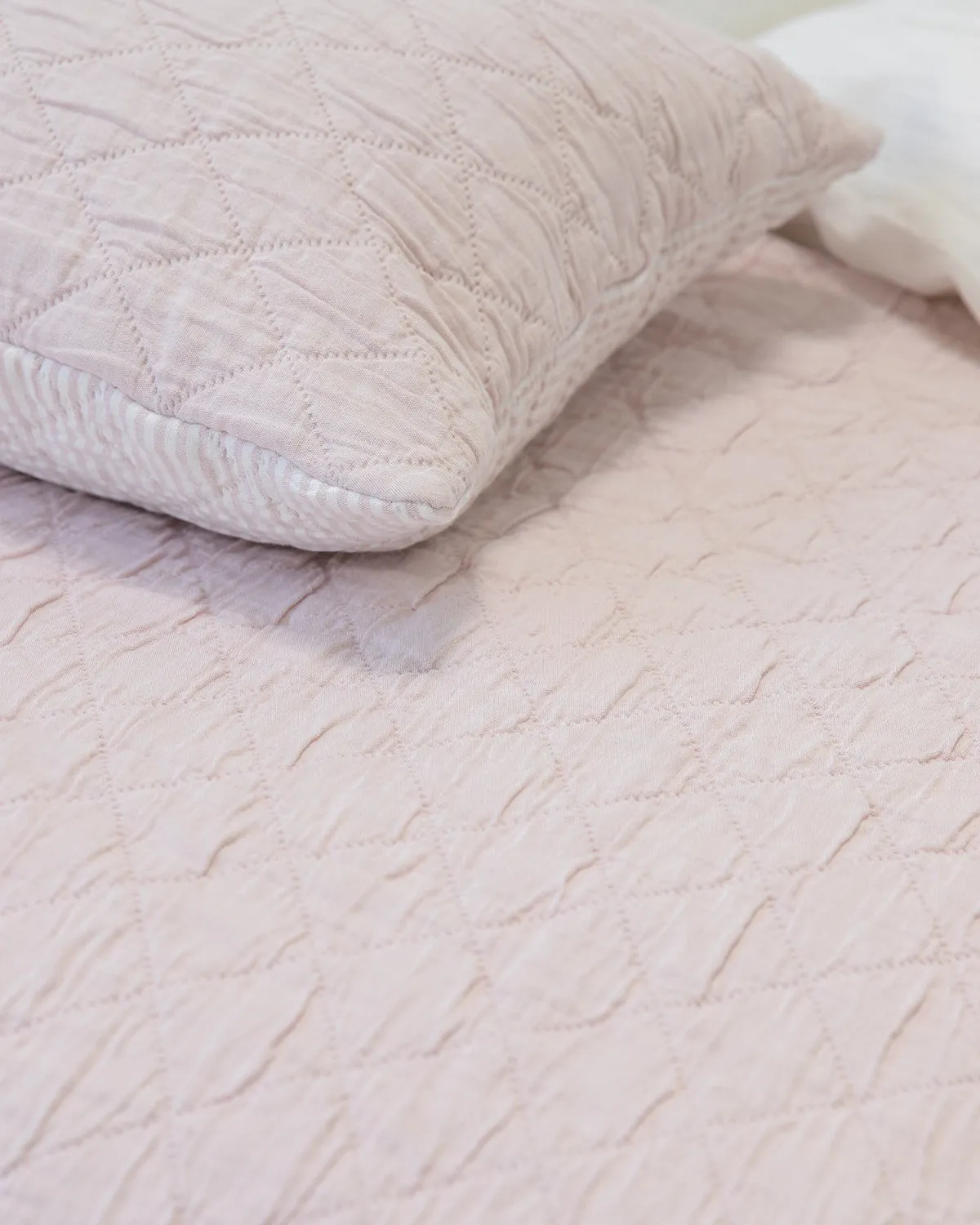Lexington Cushion Chambray/Stripe Pink