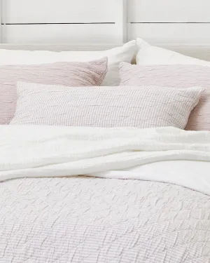 Lexington Cushion Chambray/Stripe Pink