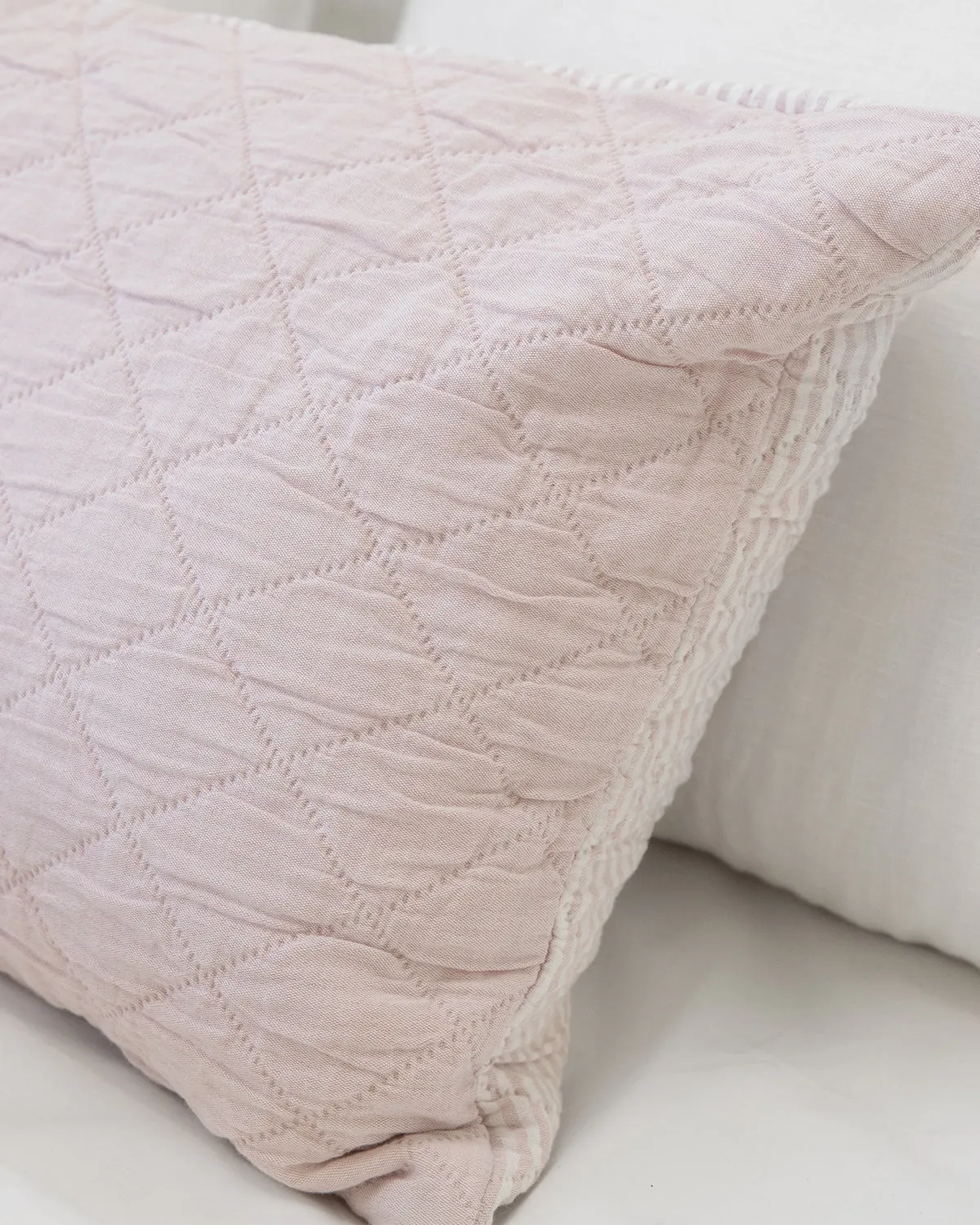 Lexington Cushion Chambray/Stripe Pink