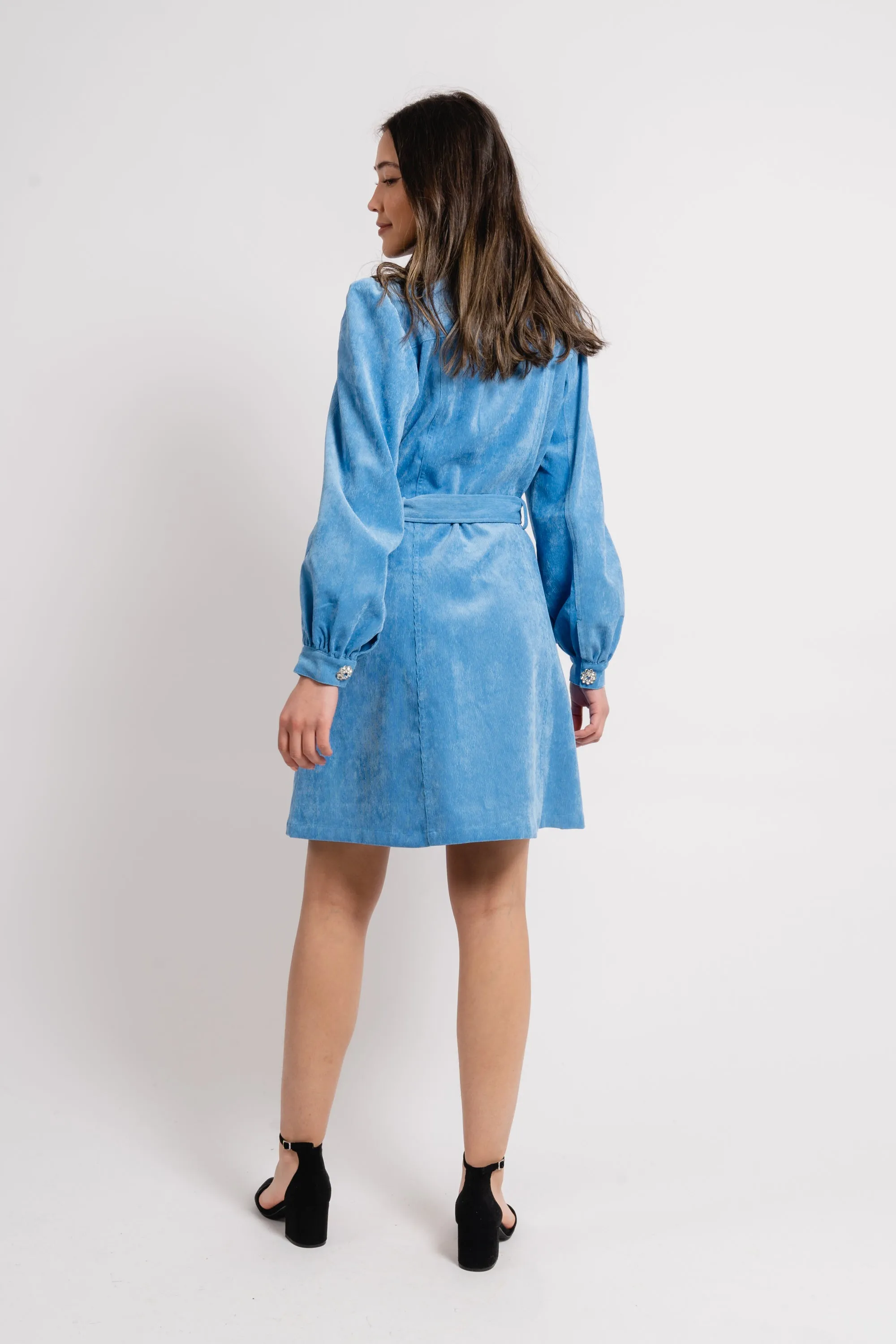 Melanie Dress - Azure Blue