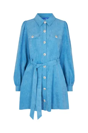 Melanie Dress - Azure Blue