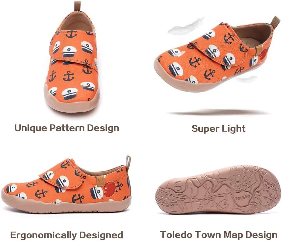 UIN Toddler Baby Little Kid Fish Shoes Colorful Painted Art Funny Walking Casual Fashion Sneakers Loafers Sea The Word