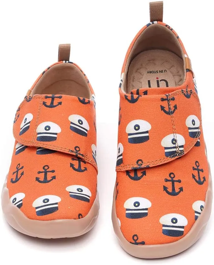 UIN Toddler Baby Little Kid Fish Shoes Colorful Painted Art Funny Walking Casual Fashion Sneakers Loafers Sea The Word