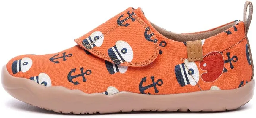 UIN Toddler Baby Little Kid Fish Shoes Colorful Painted Art Funny Walking Casual Fashion Sneakers Loafers Sea The Word