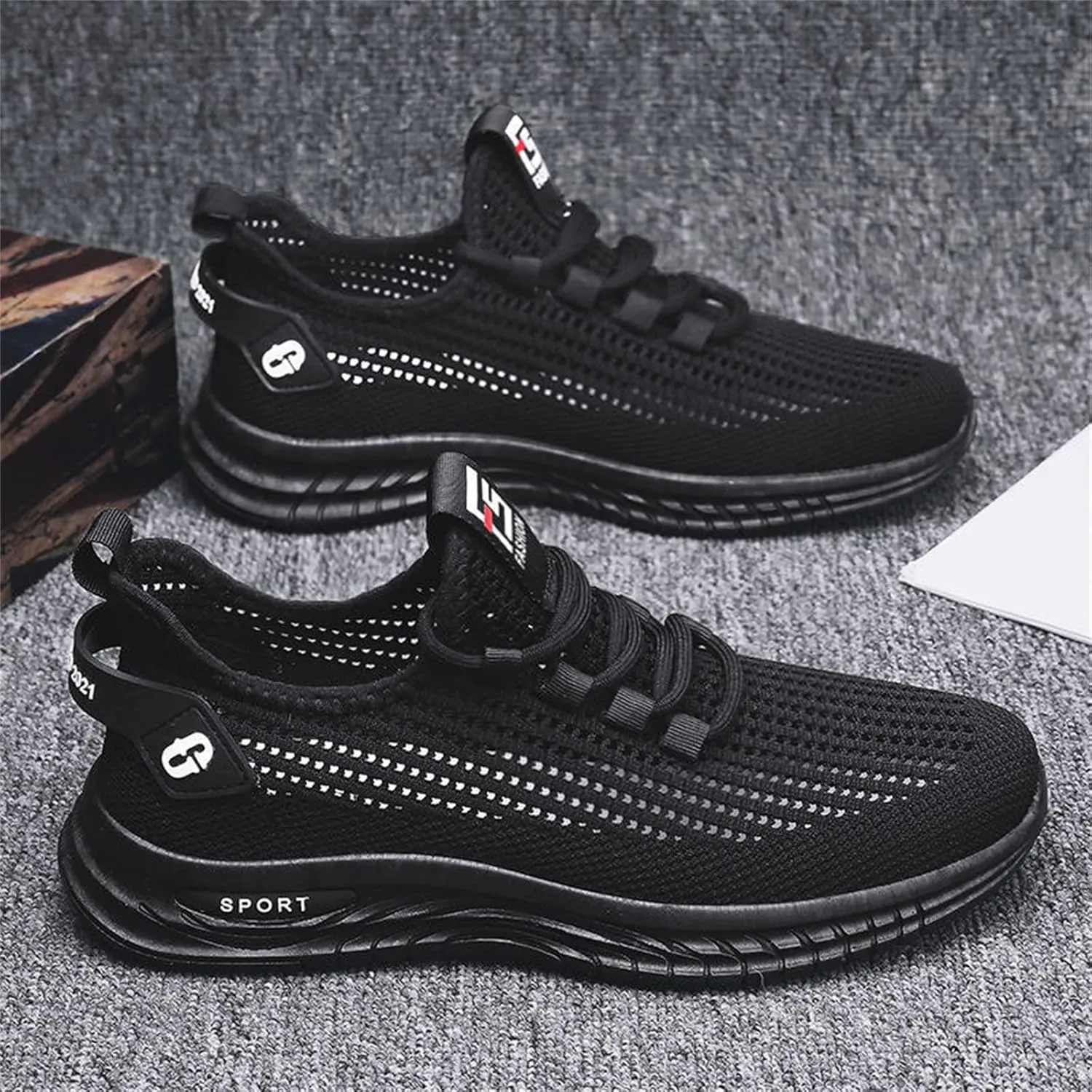Women Walking Shoes Sock Sneakers Slip-On Breath Running Shoes for Men Boots Men Casual Dress Shoes Waterproof Sneakers Waterproof Tennis Shoe White Loafers