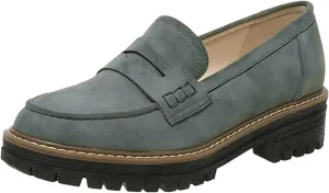 Work Shoes for Women Platform Oxford Shoes Chunky Loafers Comfortable Penny Loafers Dressy Casual Shoes Office Shoes